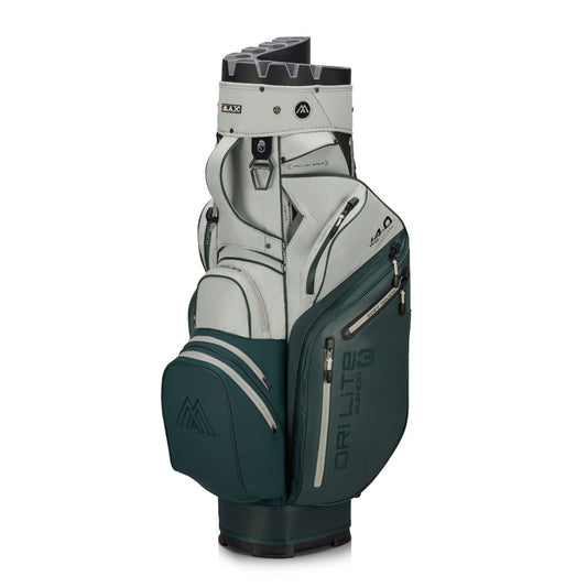 Big Max Dri Lite Silencio 3 Organiser Golf Cart Bag 2026 - Forest Green / Off White Forest Green / Off White
