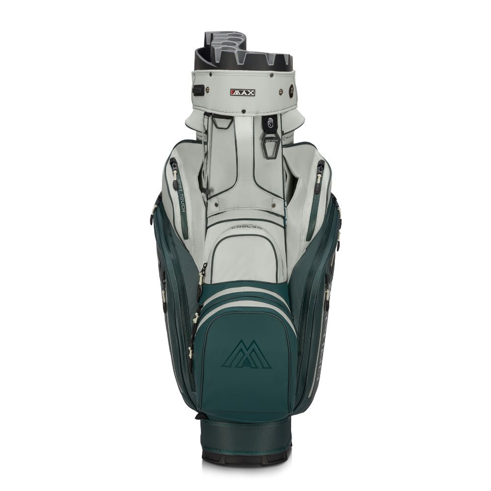 Big Max Dri Lite Silencio 3 Organiser Golf Cart Bag 2026 - Forest Green / Off White