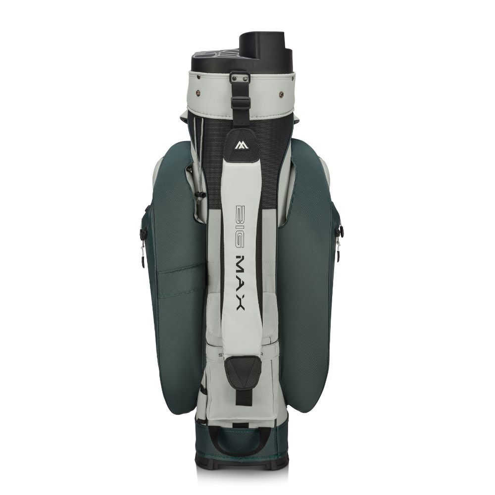Big Max Dri Lite Silencio 3 Organiser Golf Cart Bag 2026 - Forest Green / Off White