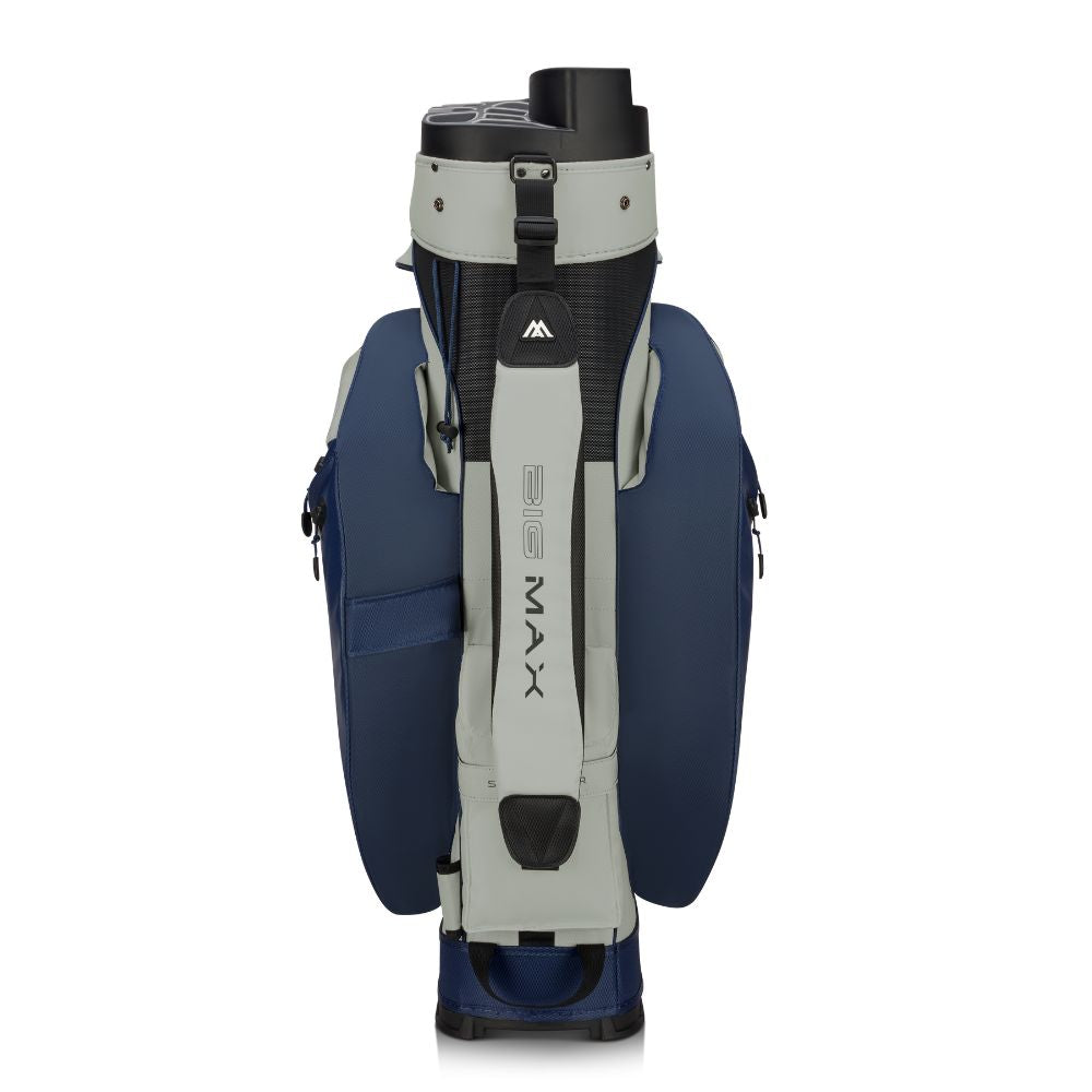 Big Max Dri Lite Silencio 3 Organiser Golf Cart Bag 2026 - Navy / Off White
