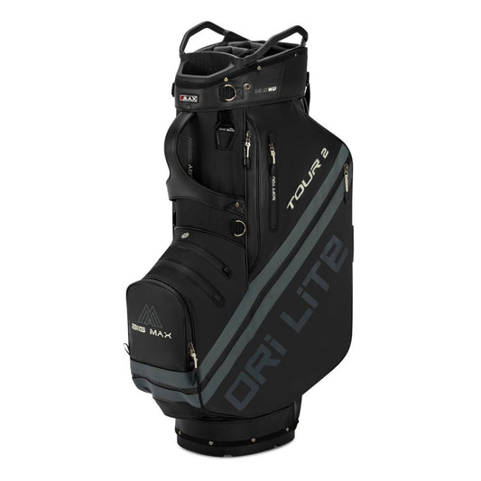 Big Max Dri Lite Tour 2 Golf Cart Bag 2026 - Black / Charcoal Black / Charcoal