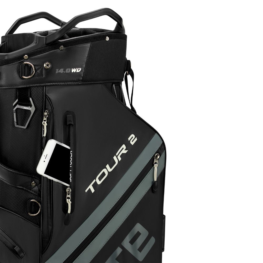 Big Max Dri Lite Tour 2 Golf Cart Bag 2026 - Black / Charcoal