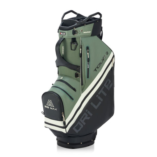 Big Max Dri Lite Tour 2 Golf Cart Bag 2026 - Black / Olive / Off White Black / Olive / Off White