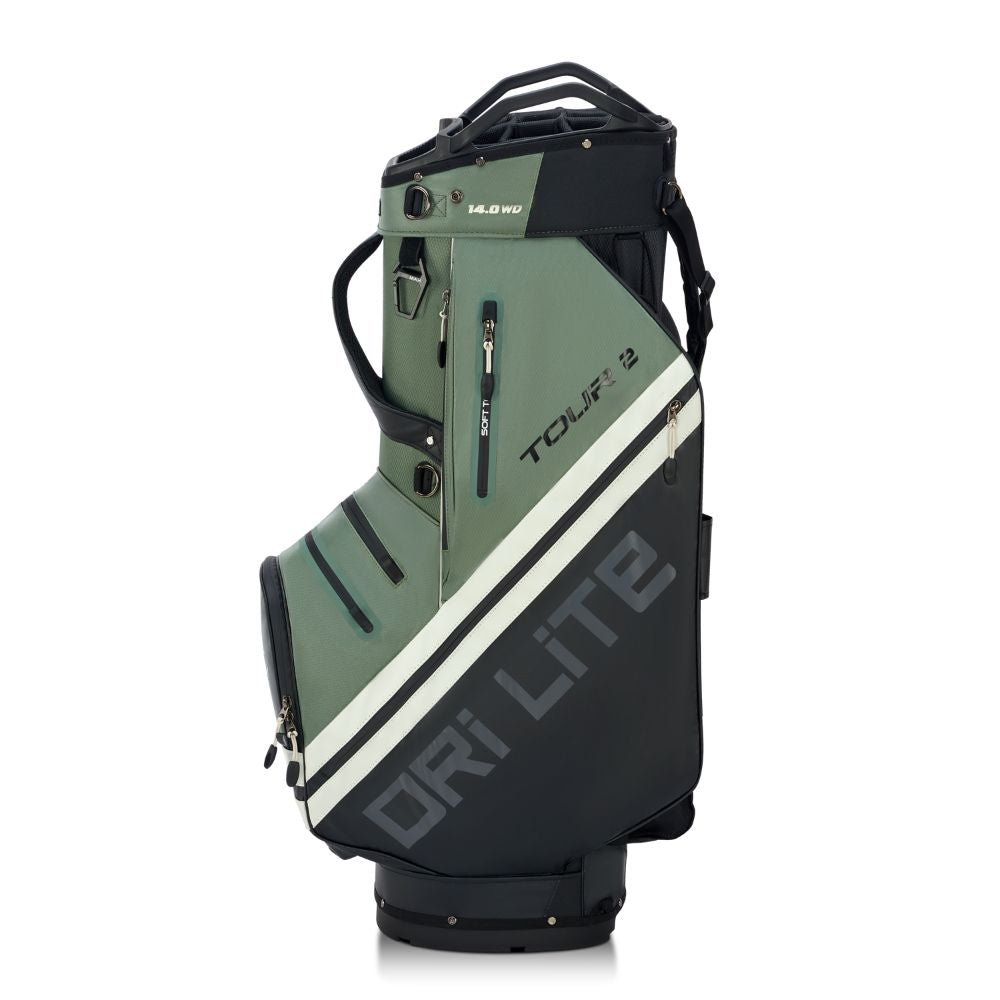 Big Max Dri Lite Tour 2 Golf Cart Bag 2026 - Black / Olive / Off White