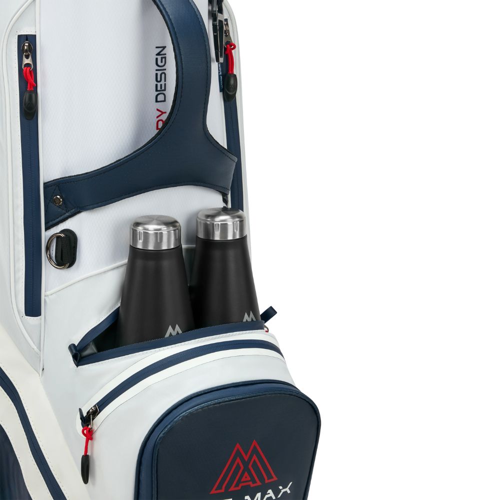 Big Max Dri Lite Tour 2 Golf Cart Bag 2026 - Red / White / Navy