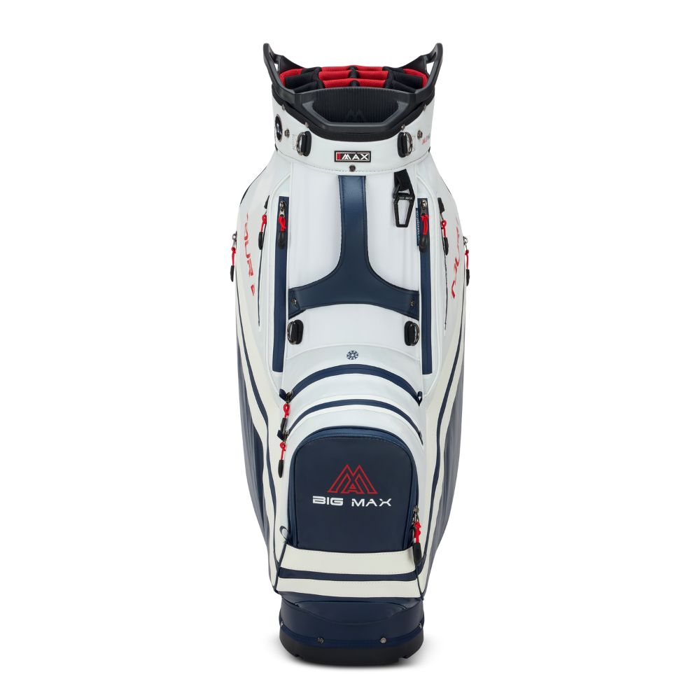 Big Max Dri Lite Tour 2 Golf Cart Bag 2026 - Red / White / Navy