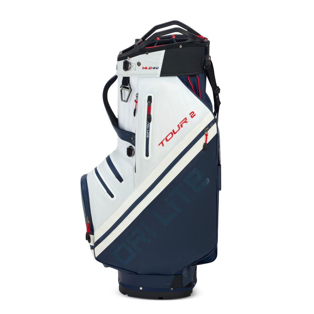 Big Max Dri Lite Tour 2 Golf Cart Bag 2026 - Red / White / Navy