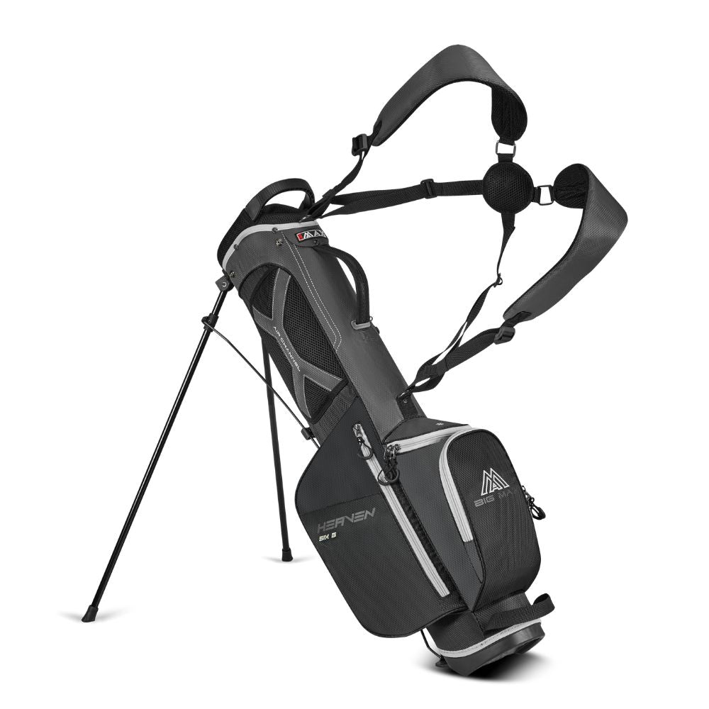 Big Max Heaven Six G Golf Stand Bag - Charcoal / Black / White