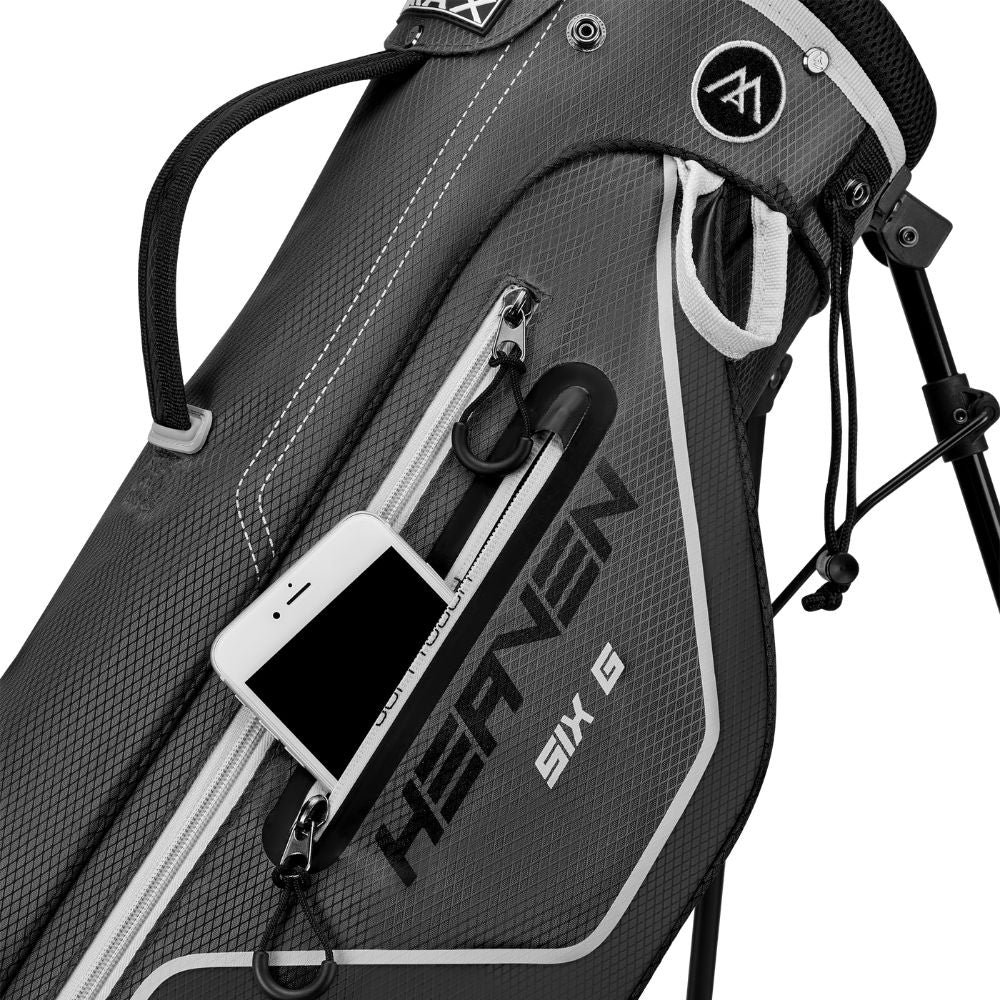 Big Max Heaven Six G Golf Stand Bag - Charcoal / Black / White