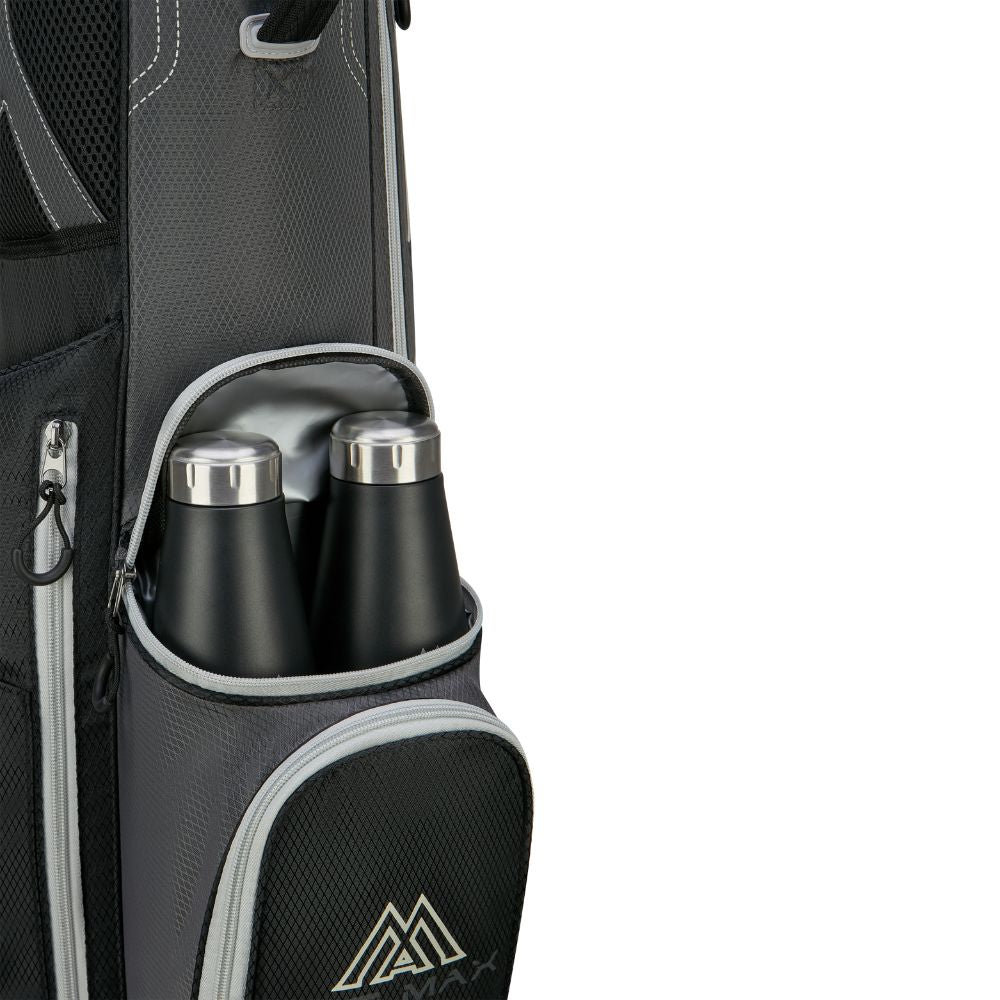 Big Max Heaven Six G Golf Stand Bag - Charcoal / Black / White