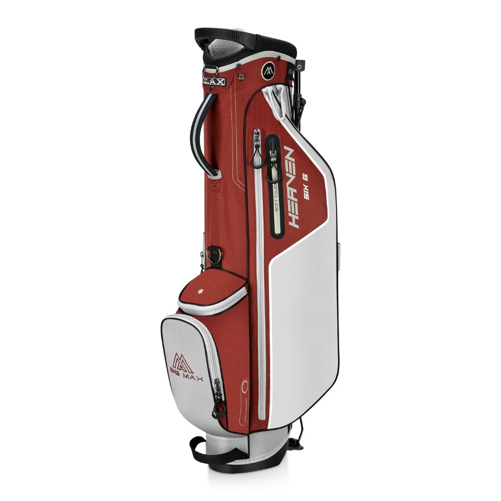 Big Max Heaven Six G Golf Stand Bag - Merlot / Off White