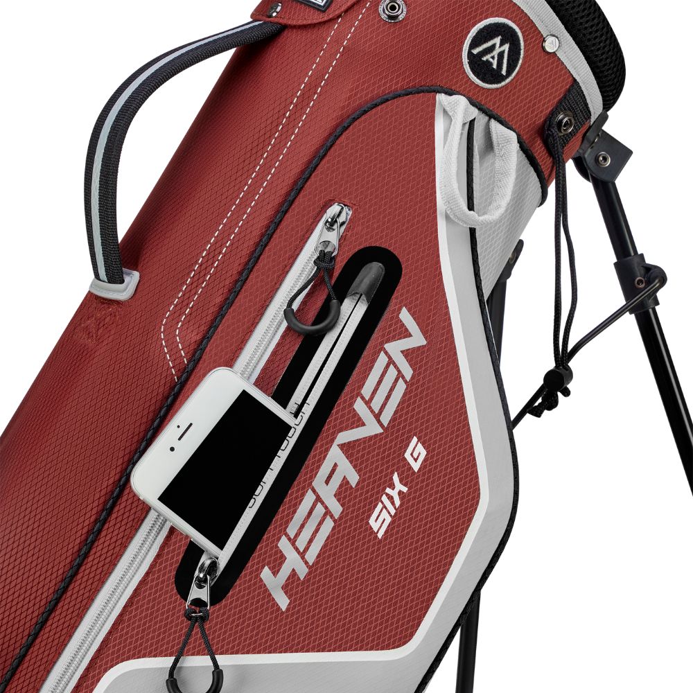 Big Max Heaven Six G Golf Stand Bag - Merlot / Off White