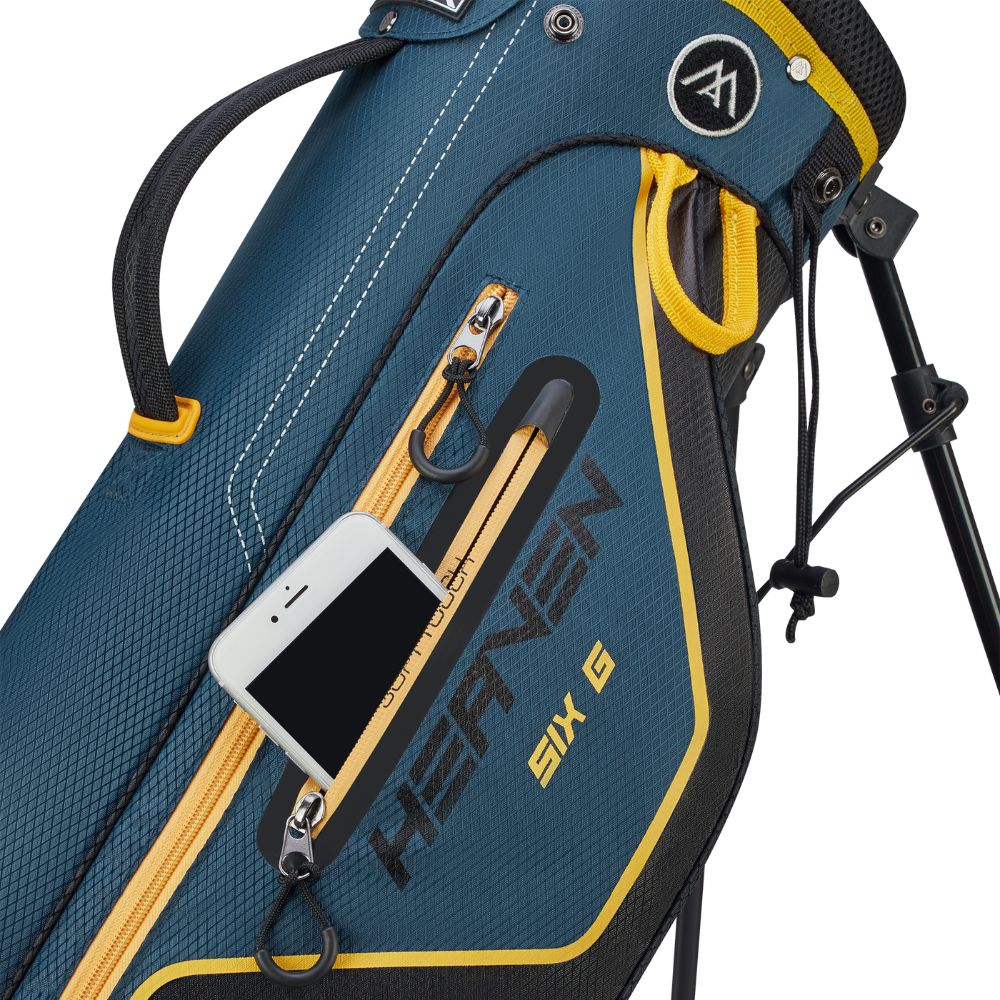Big Max Heaven Six G Golf Stand Bag - Navy / Black / Ray Flower