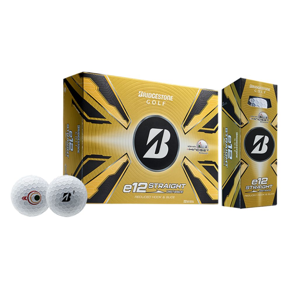 Bridgestone Golf e12 Straight Golf Balls 2025 - White