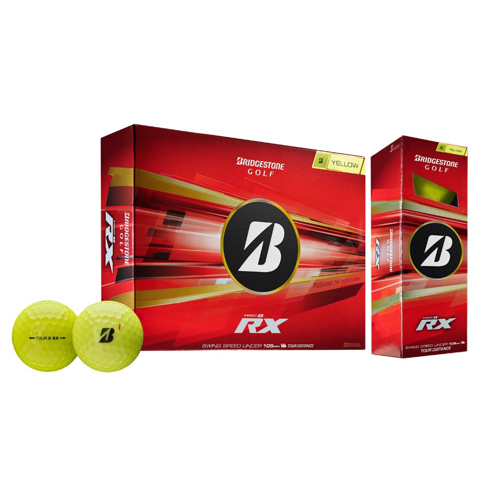Bridgestone Tour B RX Golf Balls 2026 - Yellow