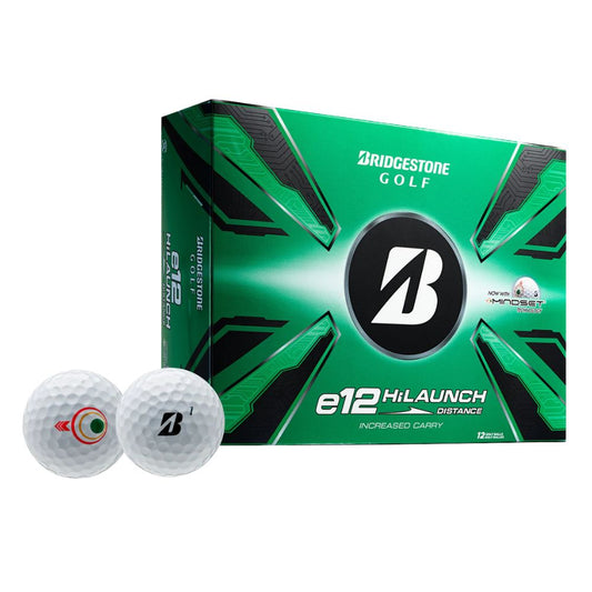 Bridgestone Golf e12 HiLaunch Golf Balls 2025 - White White