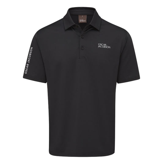 Oscar Jacobson Bullock Tour Golf Polo Shirt - Black Black M
