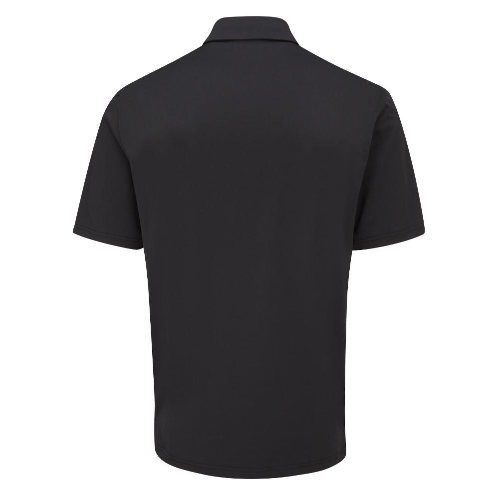 Oscar Jacobson Bullock Tour Golf Polo Shirt 2024 - Black   