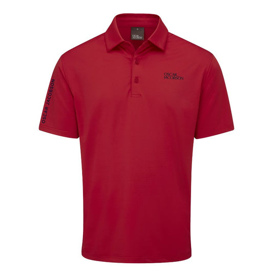 Oscar Jacobson Bullock Tour Golf Polo Shirt - Ruby Ruby M