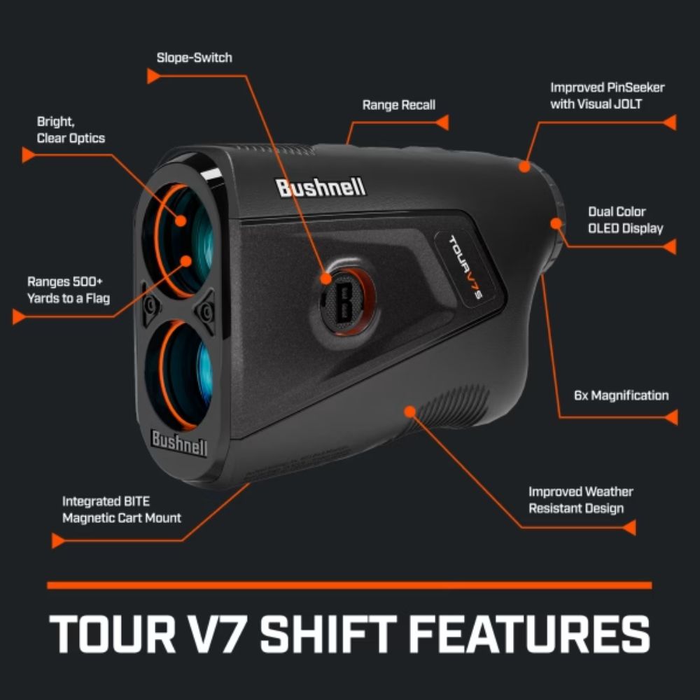 Bushnell V7 Shift Golf Laser Rangefinder