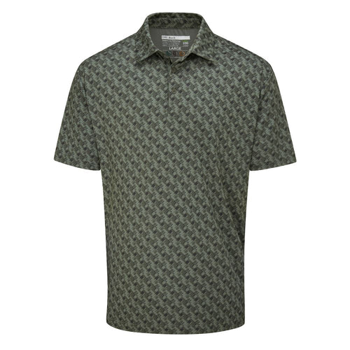 Stuburt Buzzard Golf Polo Shirt - Khaki Khaki M