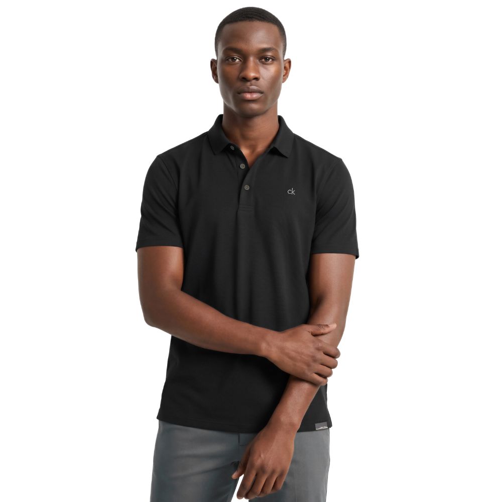 Calvin Klein Metro Golf Polo Shirt 2026 - C10443 Black