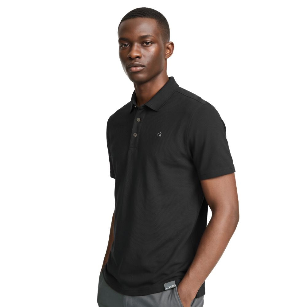 Calvin Klein Metro Golf Polo Shirt 2026 - C10443 Black