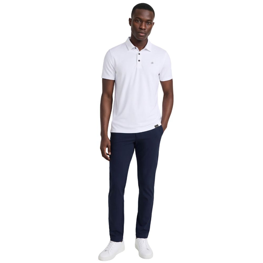 Calvin Klein Metro Golf Polo Shirt 2026 - C10443 White