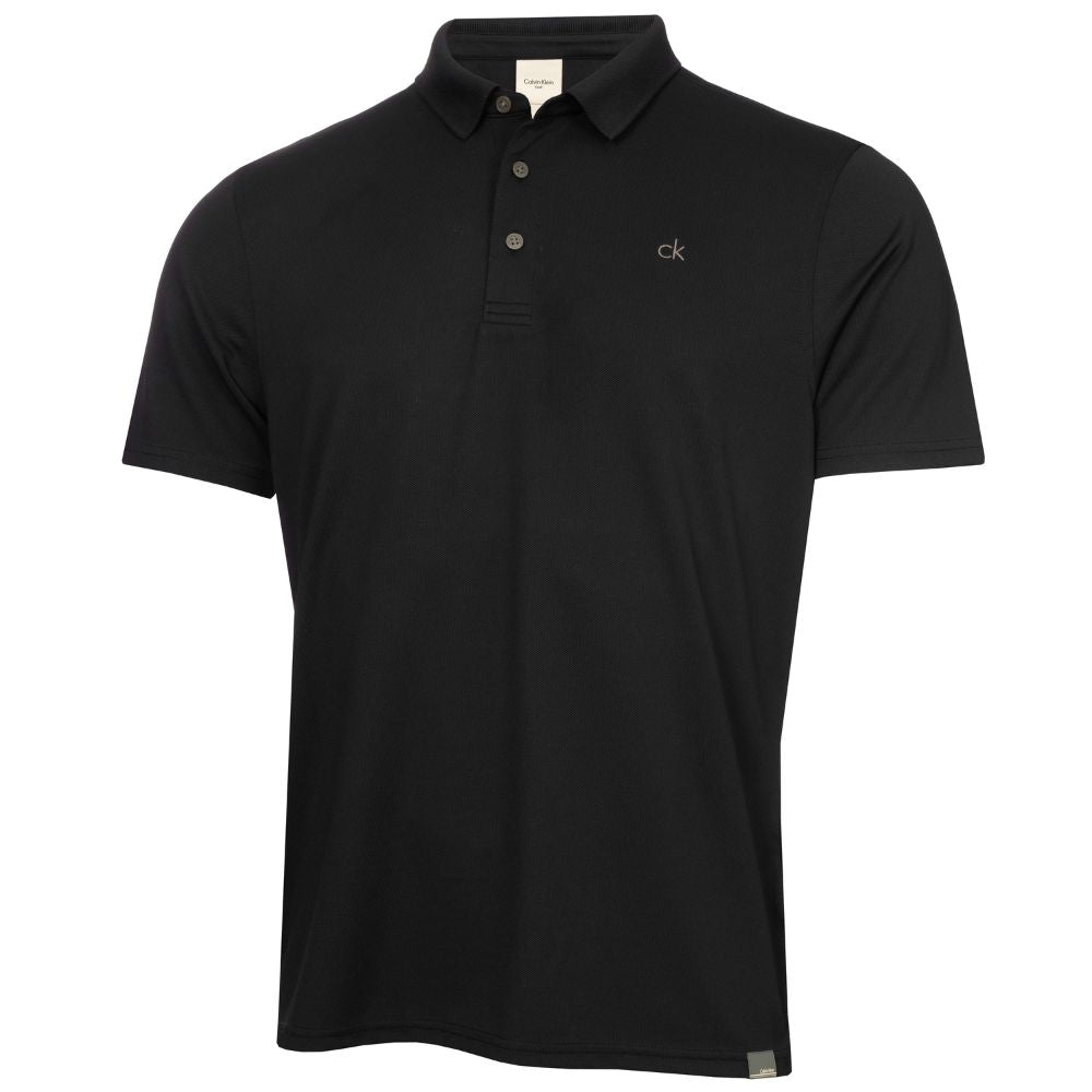 Calvin Klein Metro Golf Polo Shirt 2026 - C10443 Black Black S