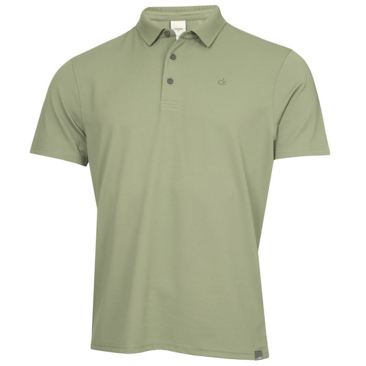 Calvin Klein Metro Golf Polo Shirt 2026 - C10443 Olive Green Olive Green S