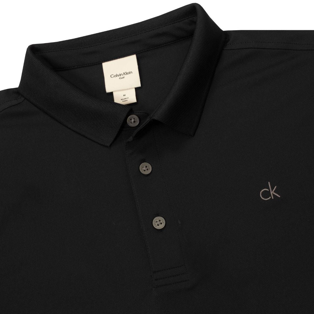 Calvin Klein Metro Golf Polo Shirt 2026 - C10443 Black