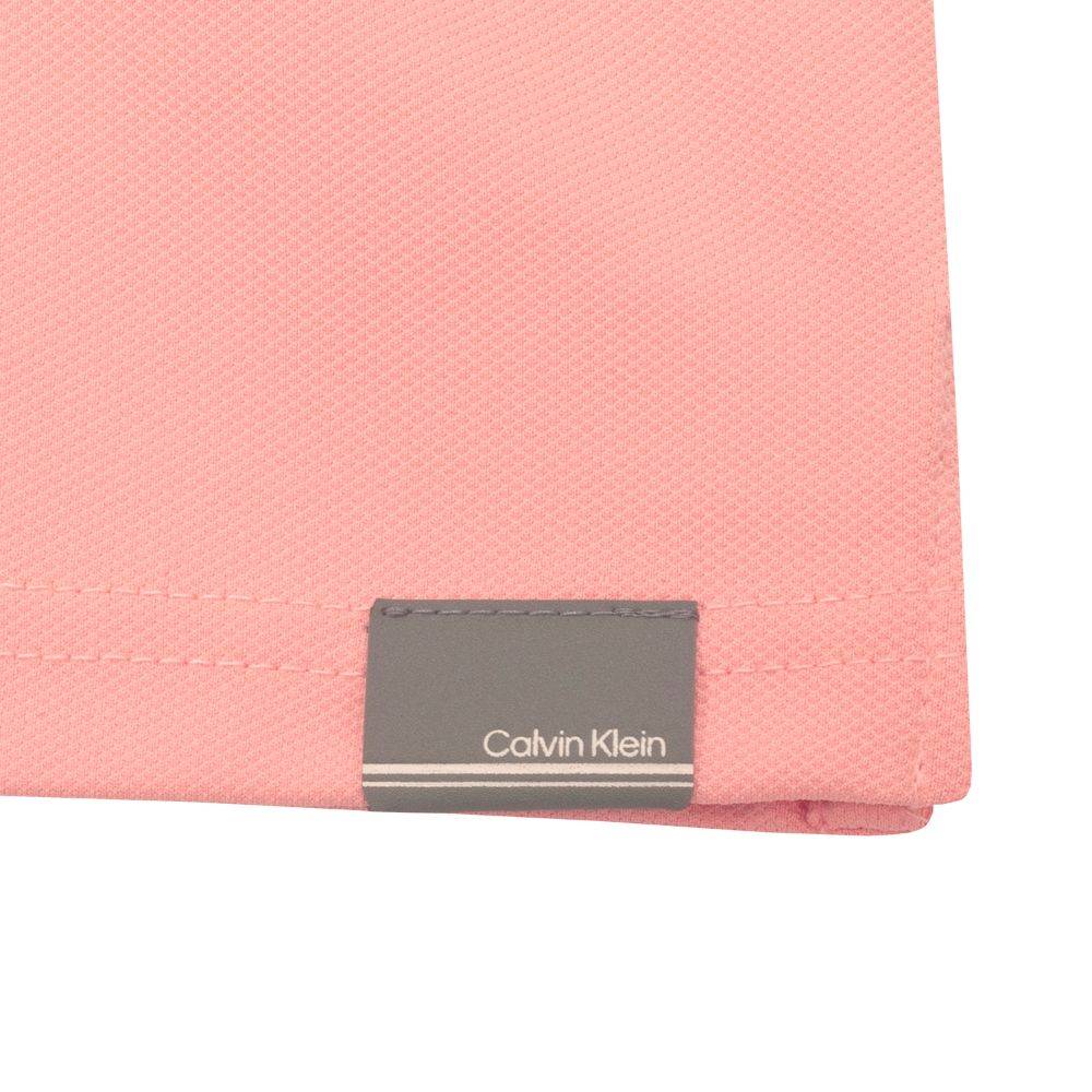 Calvin Klein Metro Golf Polo Shirt 2026 - C10443 Coral Almond