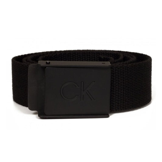 Calvin Klein Monogram Golf Belt C9831 - Black Black
