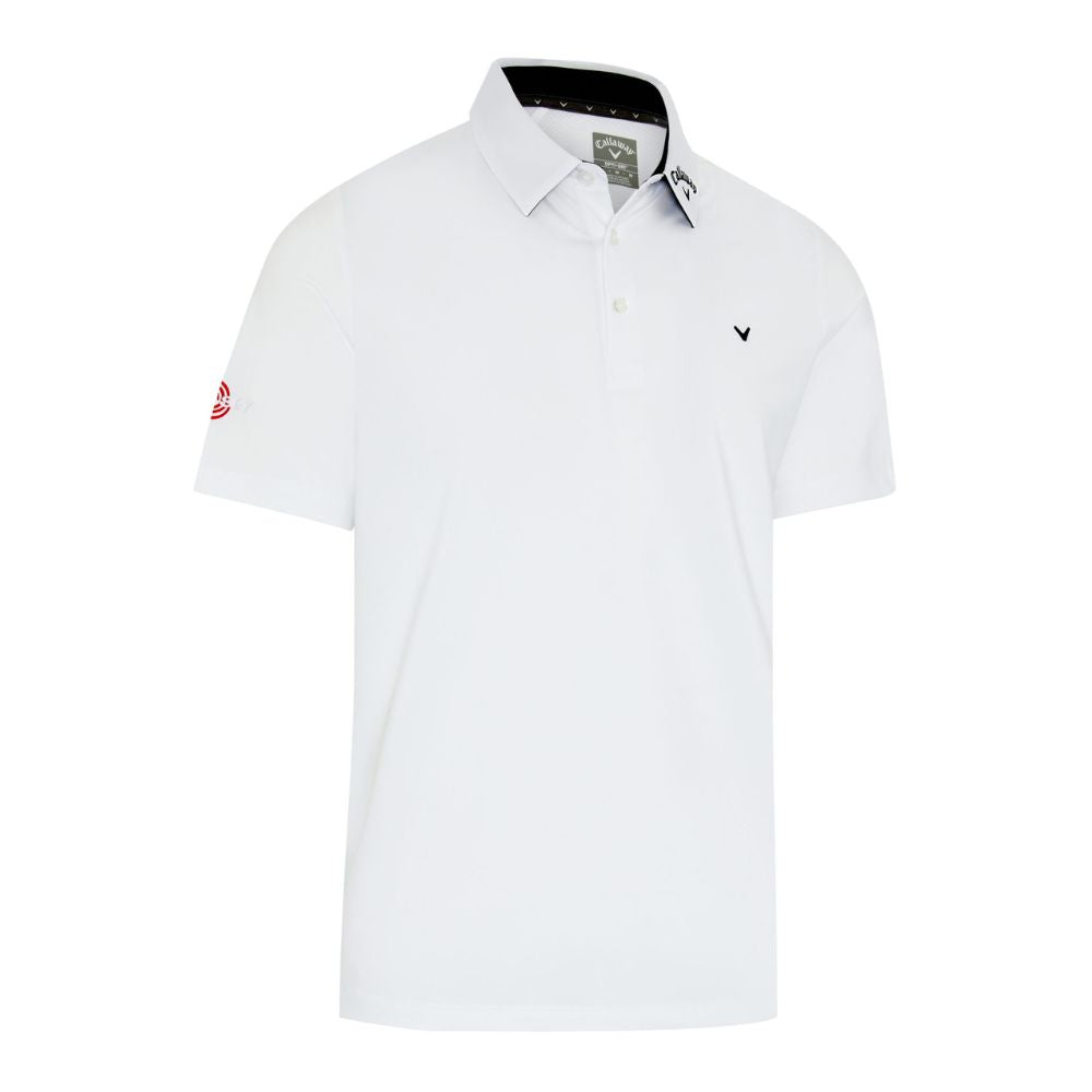 Callaway Odyssey 3 Chev Golf Polo Shirt CGKSE062 - White