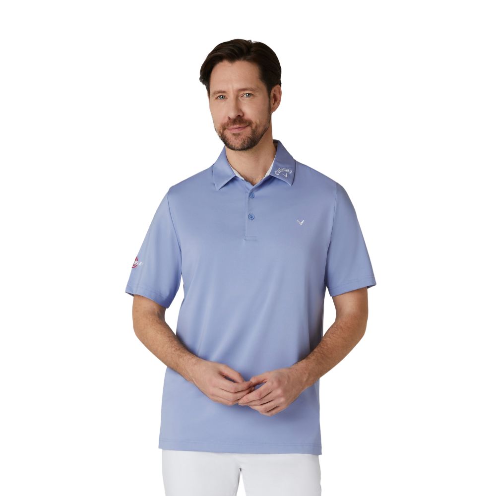 Callaway Odyssey 3 Chev Golf Polo Shirt CGKSE062 - Chambray Chambray 452 M