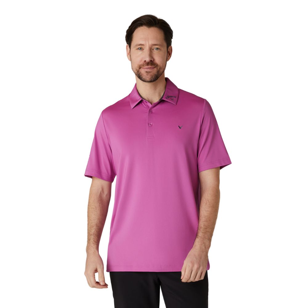 Callaway Odyssey 3 Chev Golf Polo Shirt CGKSE062 - Purple Purple Orchid 510 M