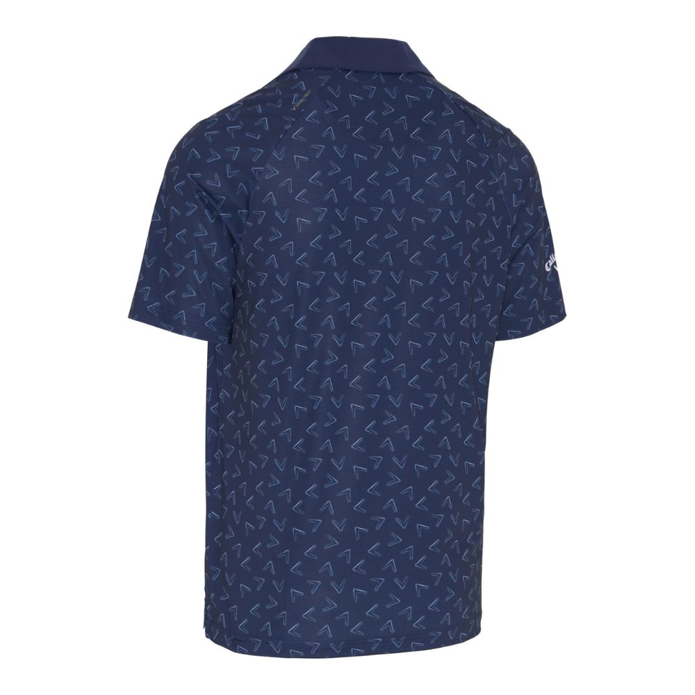 Callaway Golf Painted Chev Polo Shirt CGKSE095 - Peacoat   