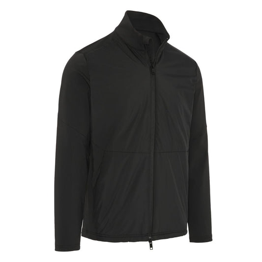 Callaway Mixed Media Full Zip Mens Golf Jacket 2025 - Caviar Caviar 002 M