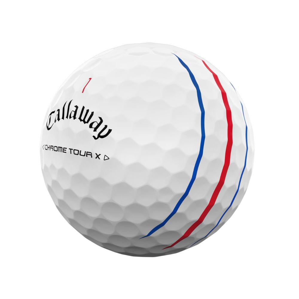 Callaway Golf Chrome Tour X Triple Track Golf Balls 2024 - White 4 for 3 Offer   