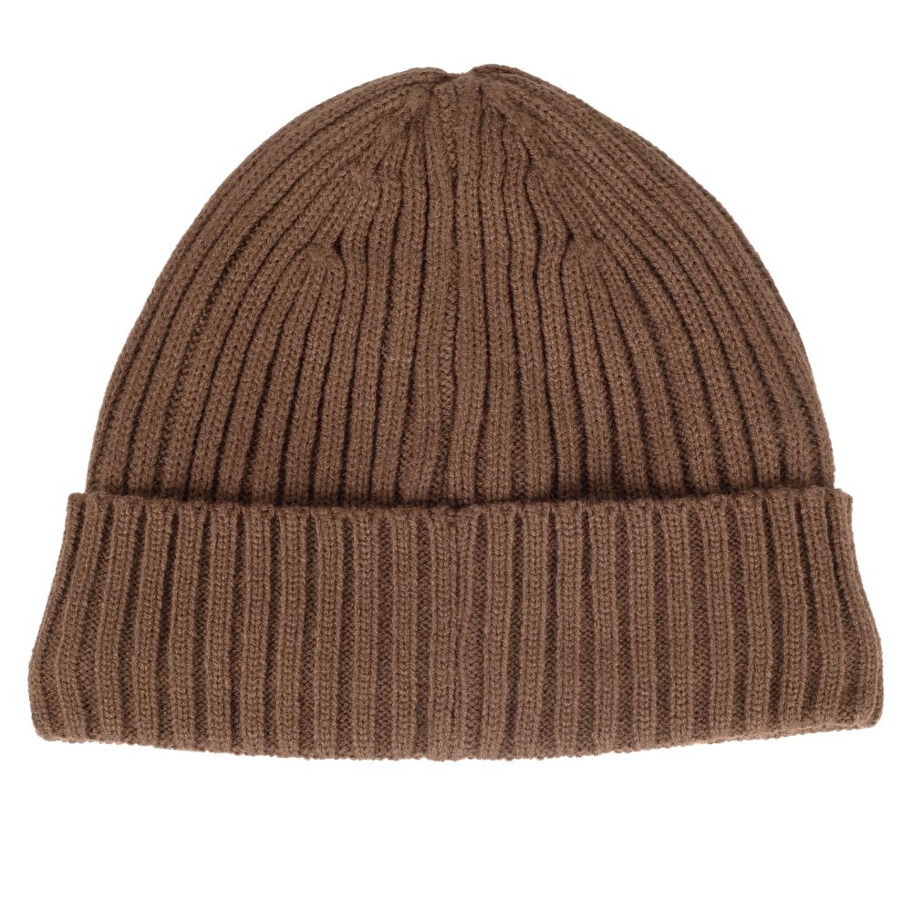 Calvin Klein Albon Ribbed Golf Beanie 2026 - CKMA26211 Cedar Brown