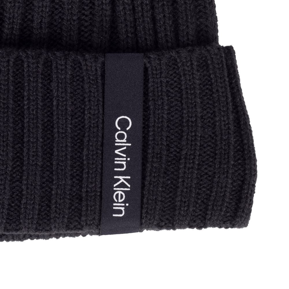Calvin Klein Albon Ribbed Golf Beanie 2026 - CKMA26211 Navy