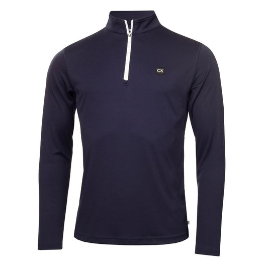 Calvin Klein Westgate 1/2 Zip Golf Pullover Top 2025 CKMS24888 - Navy Navy M