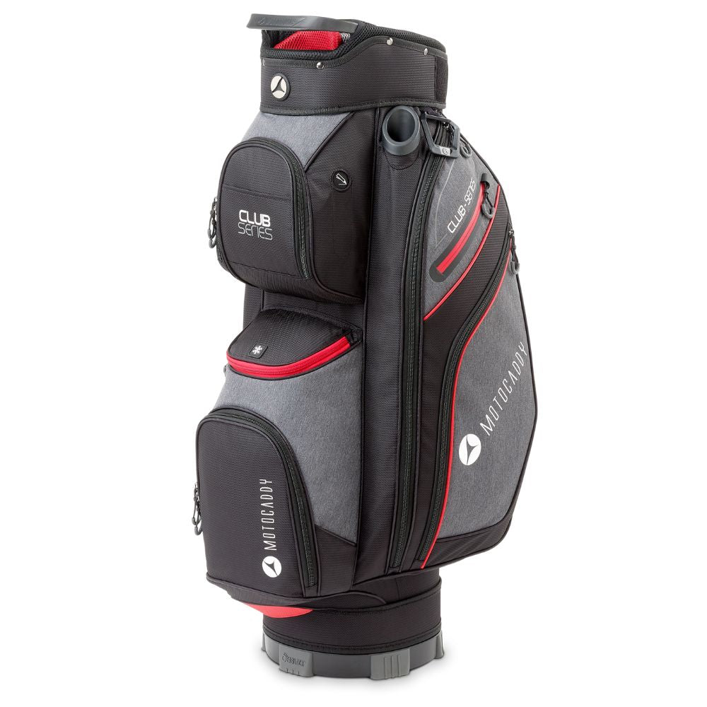 Motocaddy Club Series Golf Cart Bag 2024 - Black Red Black/Red  