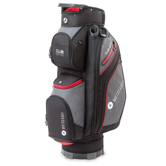 Motocaddy Club Series Golf Cart Bag - Black Red Black/Red