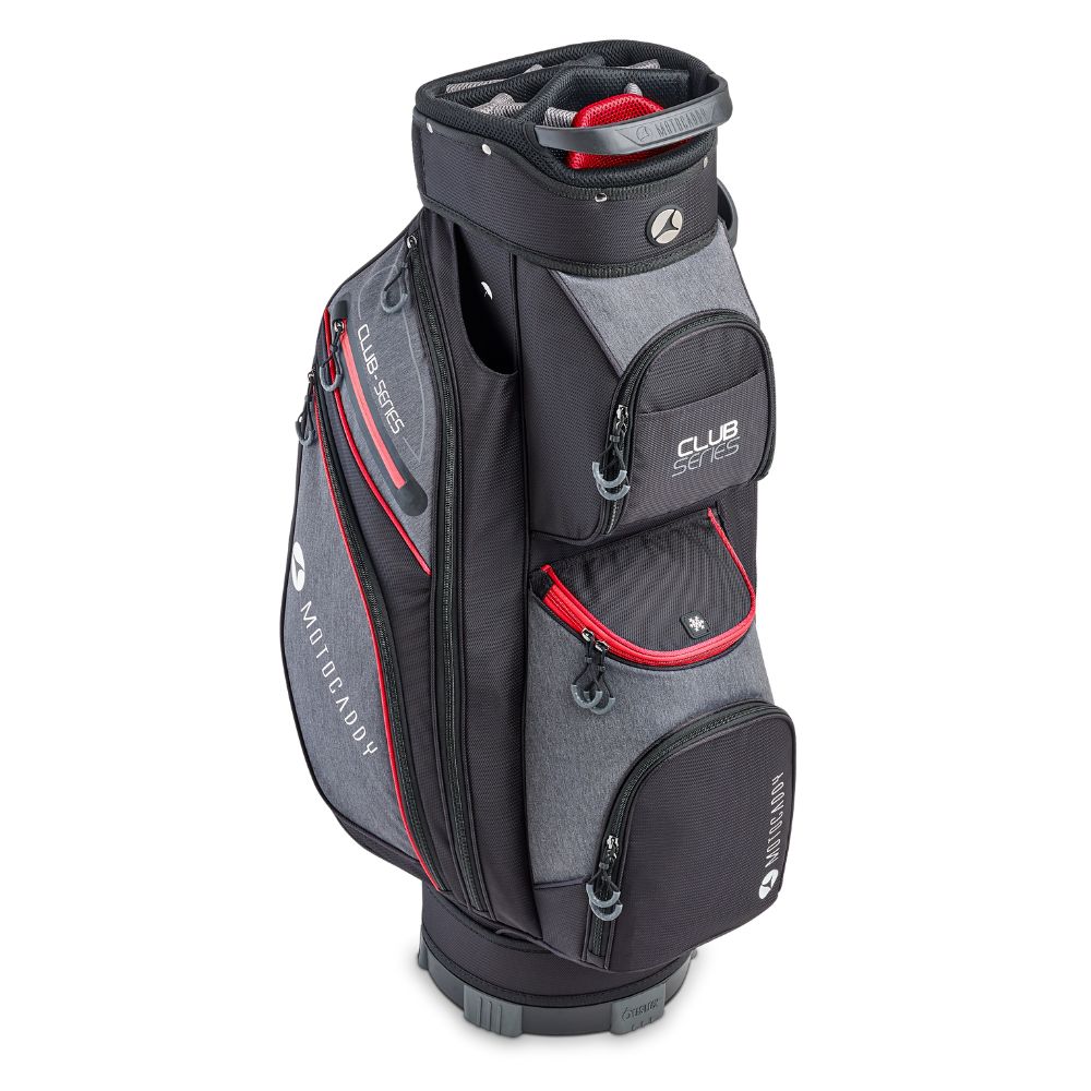 Motocaddy Club Series Golf Cart Bag - Black Red
