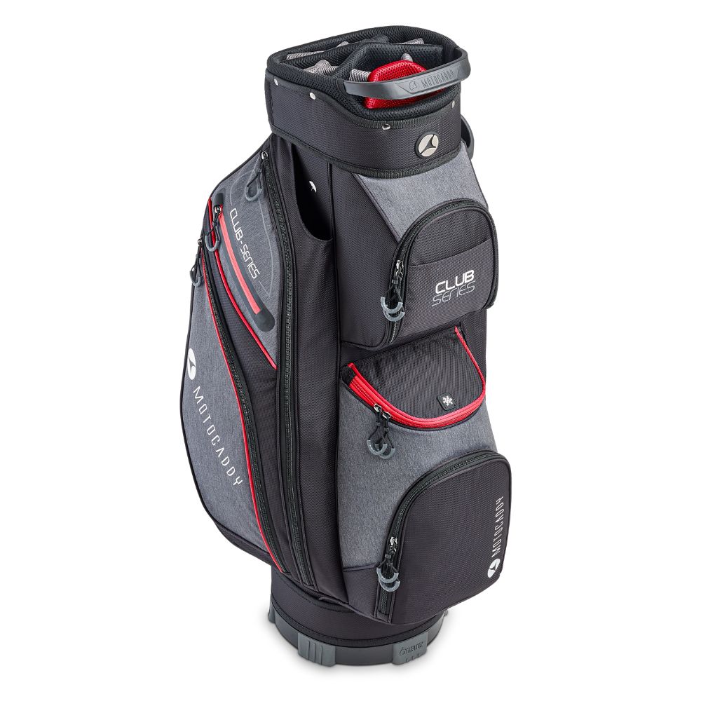 Motocaddy Club Series Golf Cart Bag 2024 - Black Red   