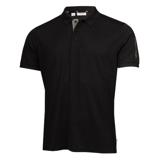 Calvin Klein Club Golf Polo Shirt C9951 - Black Black S