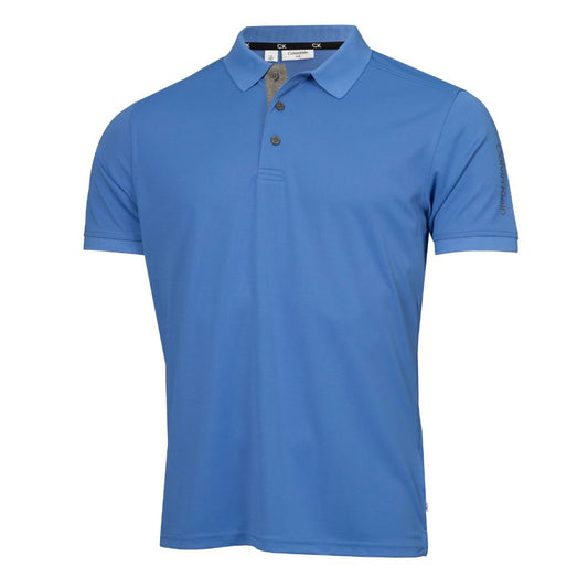 Calvin Klein Club Golf Polo Shirt C9951 - Sea Blue Sea Blue S