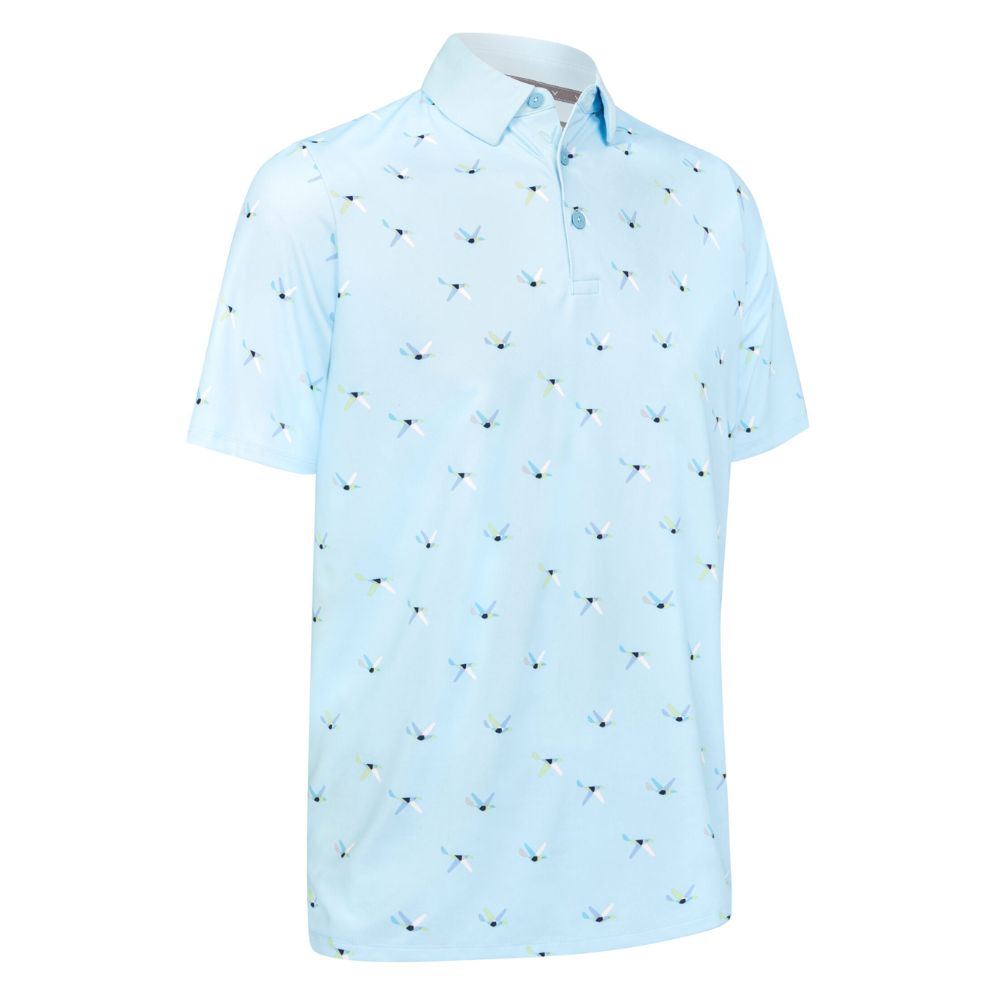 Callaway All Over Birdie Mens Golf Polo Shirt 2025 - Artic Paradise Artic Paradise 464 M