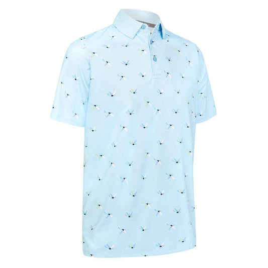 Callaway All Over Birdie Mens Golf Polo Shirt 2025 - Artic Paradise Artic Paradise 464 S